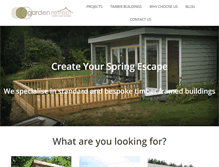 Tablet Screenshot of garden-retreat.co.uk